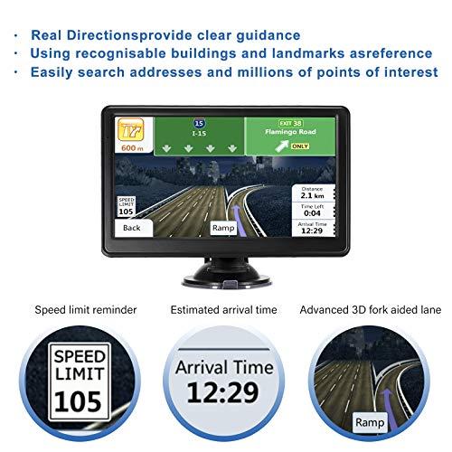 【並行輸入品】2024年最新車 GPS ナビゲーター 7インチ タッチスクリーン リアルボイスプロンプト 方向 速度制限 警告 車 GPS 衛星_4