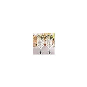 【並行輸入品】TianQinLang 10PCS Wedding Centerpieces Stand Tall Metal Flower Cの画像