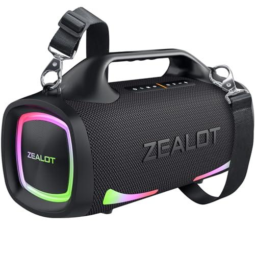 並行輸入品】ZEALOT Bluetooth Speaker, 100W Peak Speakers Wireless
