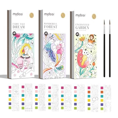 並行輸入品】MiDeer 水彩画ブックキット 4~8歳のお子様向け ポケット