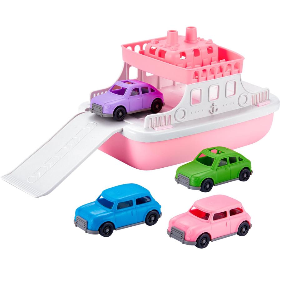 【並行輸入品】フェリーボートおもちゃセット ミニカー4台付き 子供用 カビ防止 お風呂のおもちゃ 4~8歳 グリル用おもちゃ Jorpneost_6