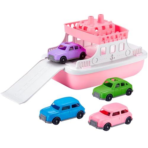 【並行輸入品】フェリーボートおもちゃセット ミニカー4台付き 子供用 カビ防止 お風呂のおもちゃ 4~8歳 グリル用おもちゃ Jorpneost_7