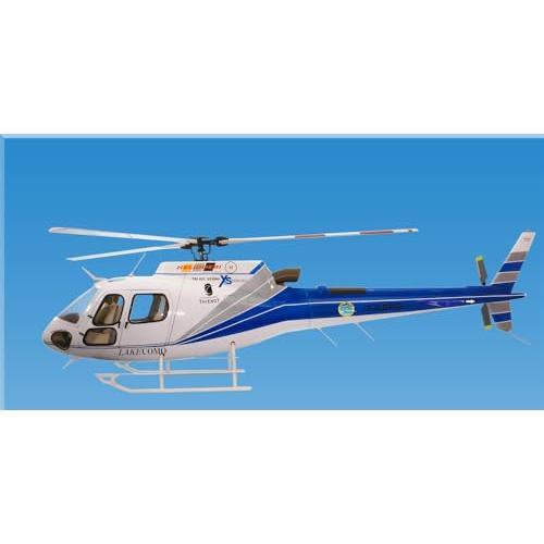 並行輸入品】PurAr AS 350 600 ARF RC Helicopter Fuselage White Blue