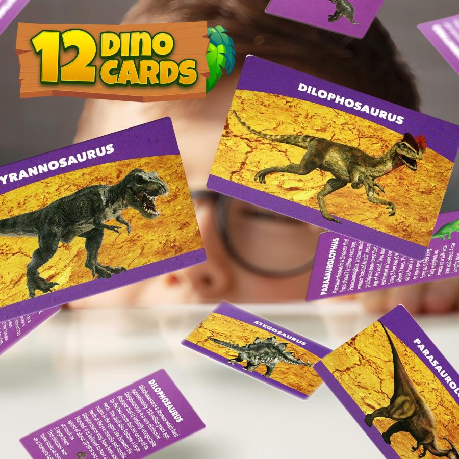 【並行輸入品】SMILESSKIDDO Dinosaur Eggs Excavation Dig Kit 12 Pack Dino Egg_6