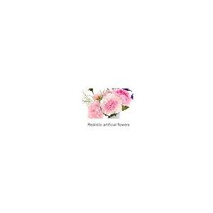 【並行輸入品】Artificial Flower Set, Artificial Flowers with Vase Orchid Bouquの画像