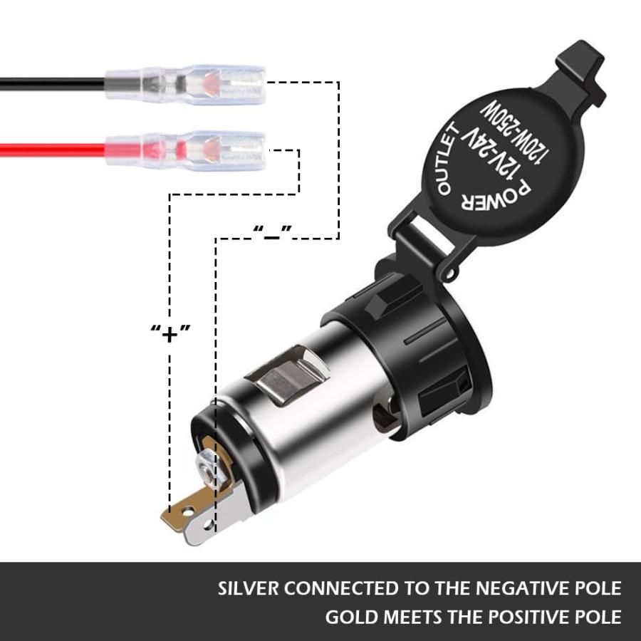 【並行輸入品】2PCS 12V Cigarette Lighter Socket   Car Cigarette Lighter Socket |  | 06