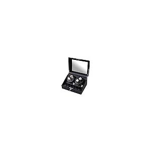 【並行輸入品】NOALED Watch Winder, 4+6 Carbon Fiber Automatic Mechanical Watchの画像