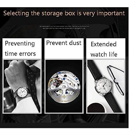 【並行輸入品】Watch Winders, Watch Winder Box for Men 8+9 Leather Storages,Autの画像