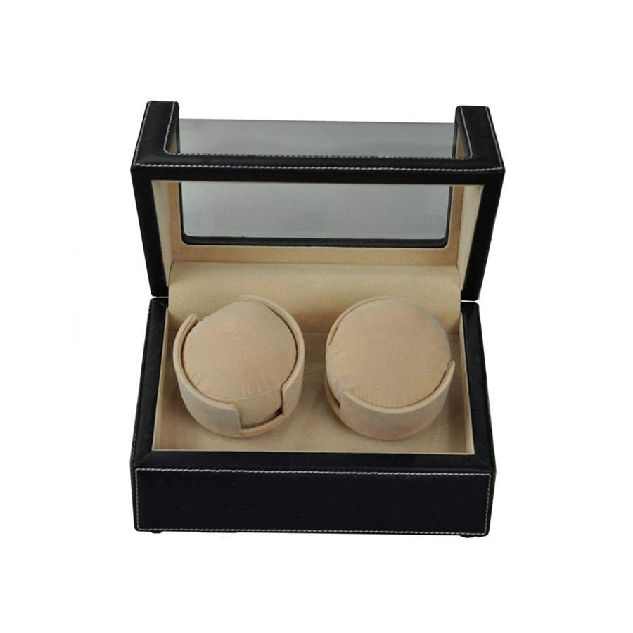 【並行輸入品】Watches and Jewelry Automatic Double Watch Winder, PU Leather, 4の画像