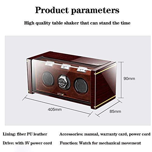 【並行輸入品】Watch Winder,Automatic Watch Winder Velvet Lining Triple Watch W_7