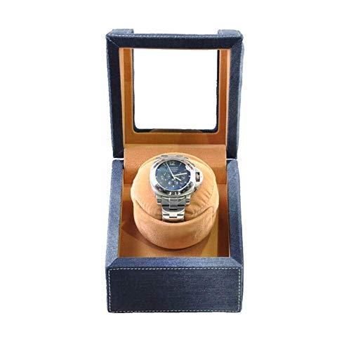 【並行輸入品】Automatic Watch Winder,Single Denim Art Premium Silent Motor Wooの画像