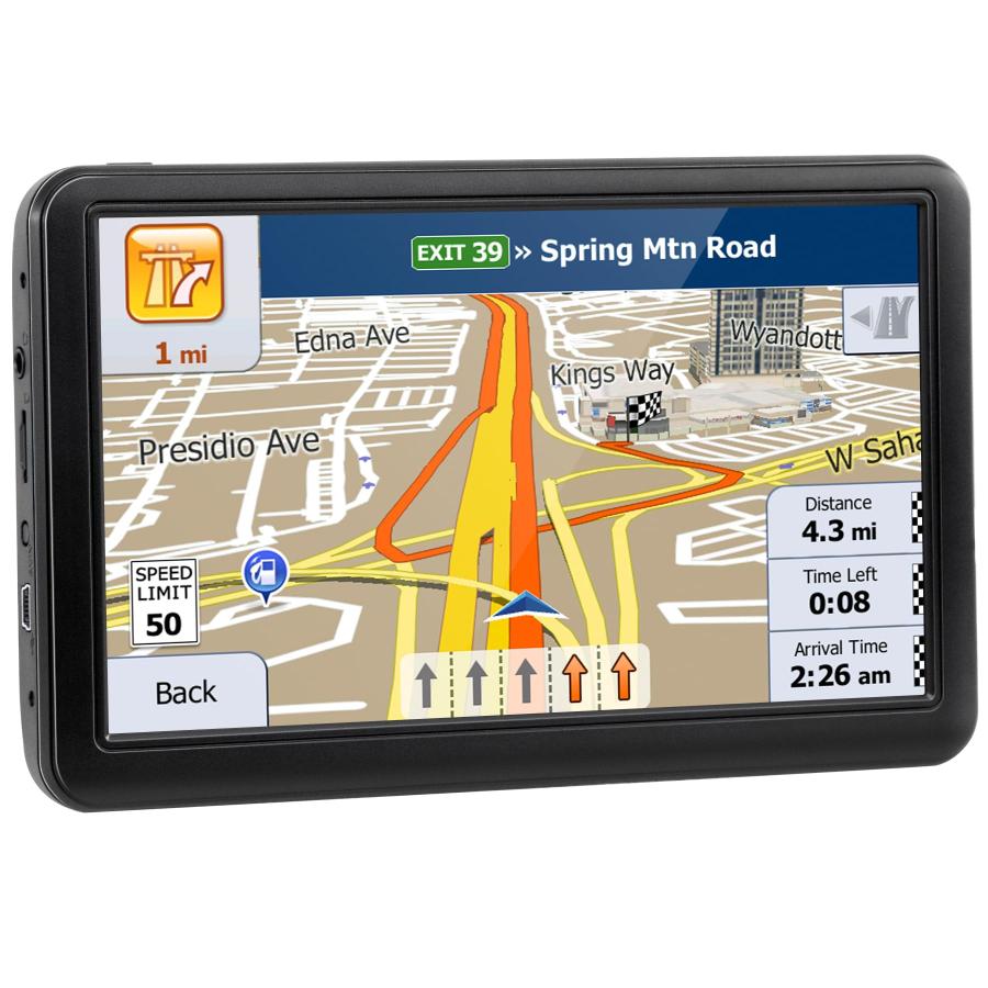 並行輸入品】車用GPSナビゲーター 北米 EU地図 トラックGPSシステム 