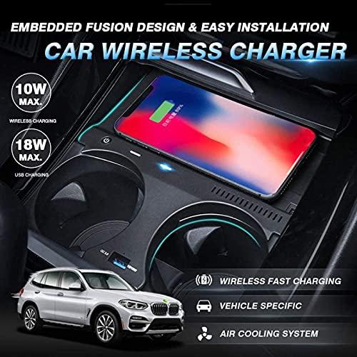 Car Wireless Charger for bm*w X3 2018 2021/X4 2019 2021 with USB 並行輸入品｜allinone-d｜05