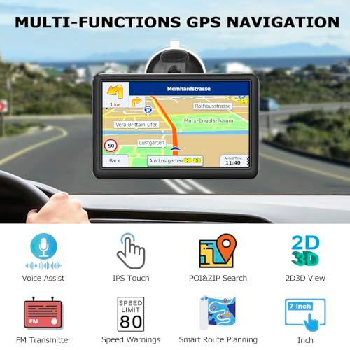 【並行輸入品】LOVPOI GPS Navigator for Car， 7 Inch Truck GPS Commercial Driver_7