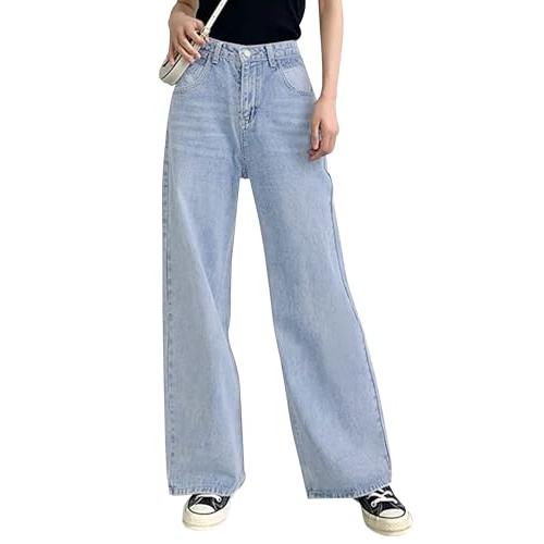 AirZeal Women's Wide Leg Jeans High Waist Baggy Jeans for Women  並行輸入品｜allinone-d｜02