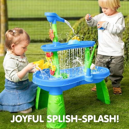 【並行輸入品】Play Act ウォーターサンドテーブル Play Act Water Table for Toddlers, 3 Tier Wの画像