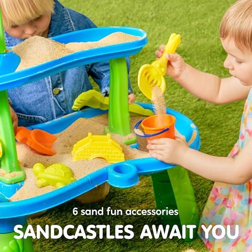 【並行輸入品】Play Act ウォーターサンドテーブル Play Act Water Table for Toddlers, 3 Tier Wの画像