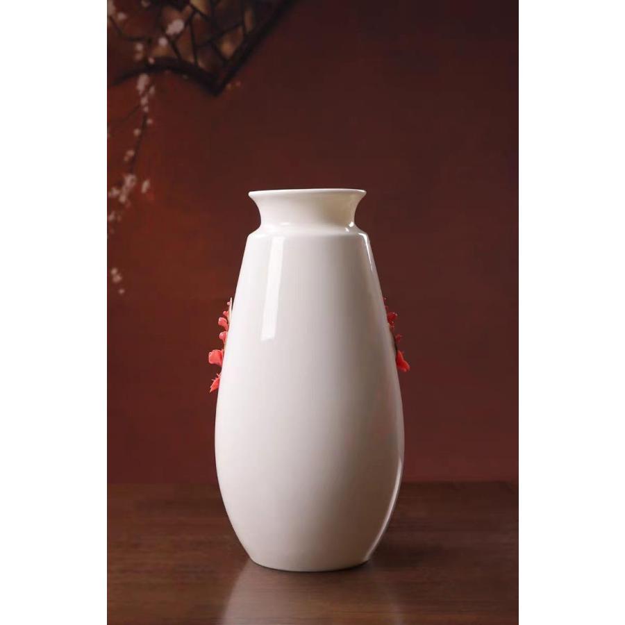 【並行輸入品】Dehua Ceramic Plum Blossom vase, high end Porcelain Decoration fの画像