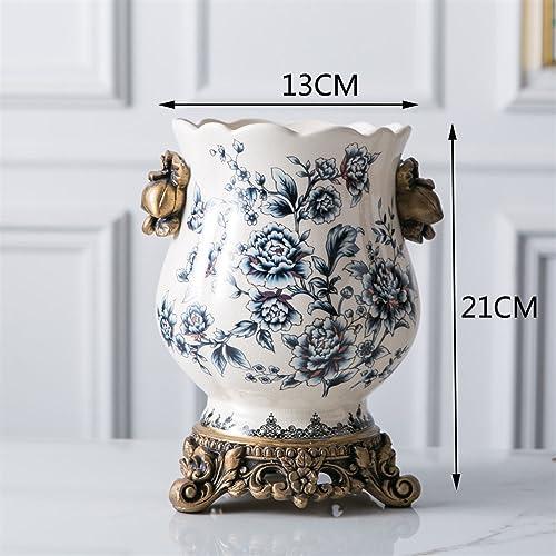 並行輸入品】花瓶装飾的な新しい中国風のセラミック花瓶 