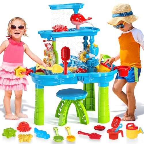 【並行輸入品】deAO SWT BB3 砂水テーブル アウトドア deAO 3 Tier Sand Water Table Beach Summの画像