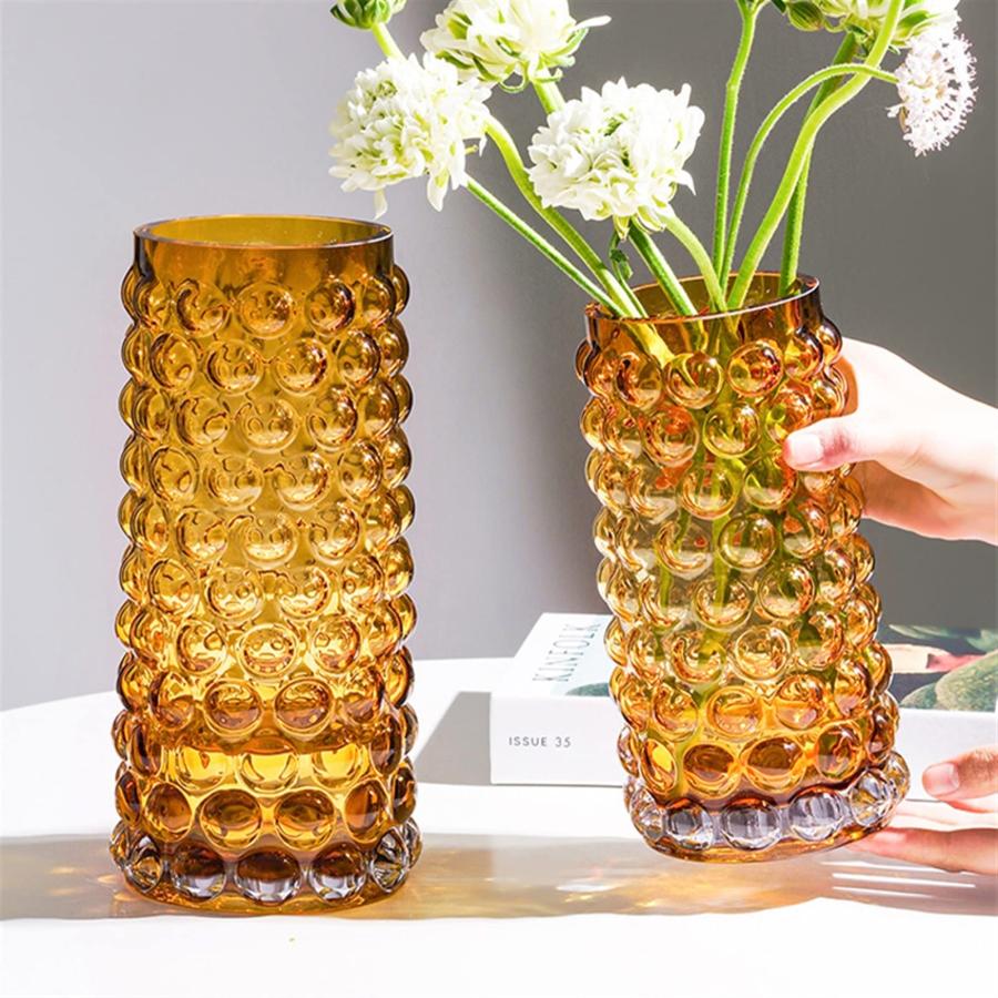【並行輸入品】花瓶装飾モダン高級オフィス花瓶屋外中国美的デザインクリエイティブ花瓶寝室クリスタル装飾北欧家の装飾花瓶 Decorati Flowの画像