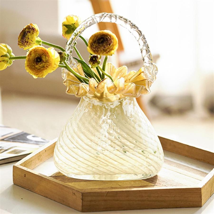 【並行輸入品】花瓶装飾かわいい北欧花瓶高級美的センターピースヴィンテージ花瓶現代中国 Decoracion Para El Hogar ルームイの画像