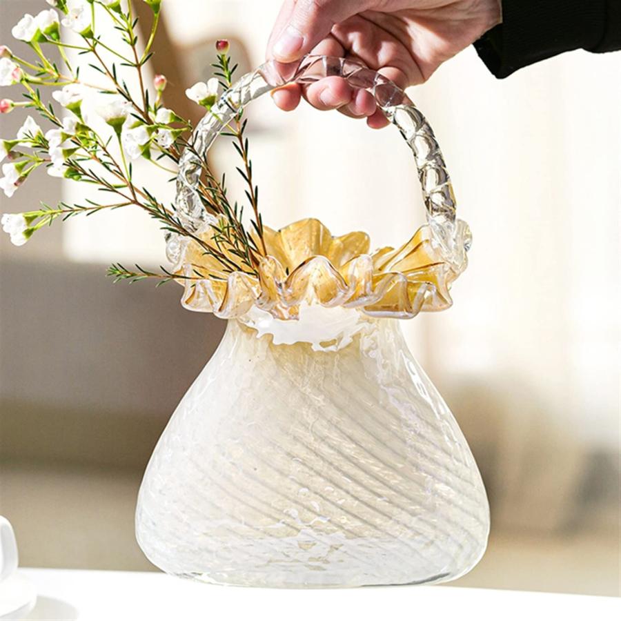 【並行輸入品】花瓶装飾かわいい北欧花瓶高級美的センターピースヴィンテージ花瓶現代中国 Decoracion Para El Hogar ルームイの画像