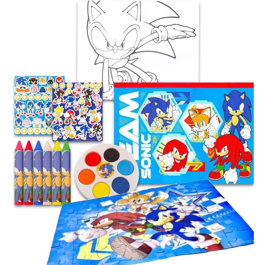 【並行輸入品】TOY DEALS USA， Sonic The Hedgehog Coloring Book， Drawing and Pai_3