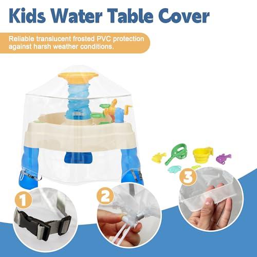 【並行輸入品】IndigoTempest9 子供用ウォーターテーブルカバー Spiralin' Seas Waterpark プレイテーブルカバの画像