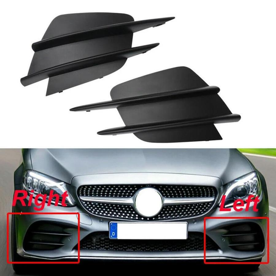 【並行輸入品】PUCHEN 車のフロントバンパーフォグランプカバーフォグランプグリル LED フォグランプ ベンツ C クラス W205_3