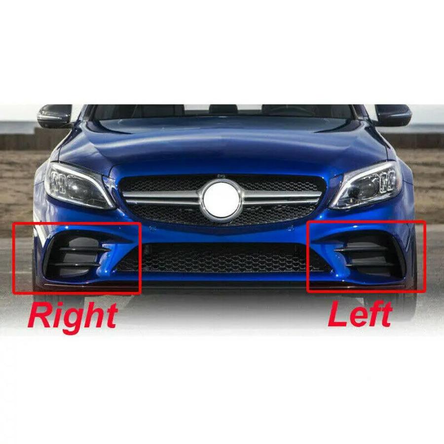 【並行輸入品】PUCHEN 車のフロントバンパーフォグランプカバーフォグランプグリル LED フォグランプ ベンツ C クラス W205_6