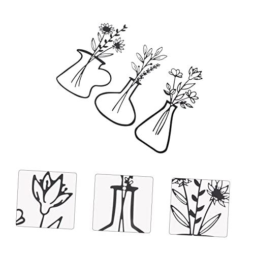 【並行輸入品】ABOOFAN 9 Pcs Wall Decorations Outdoor Vase Home Accents Decor H_7