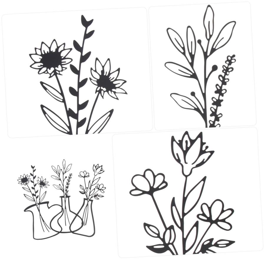 【並行輸入品】ABOOFAN 9 Pcs Wall Decorations Outdoor Vase Home Accents Decor H_9
