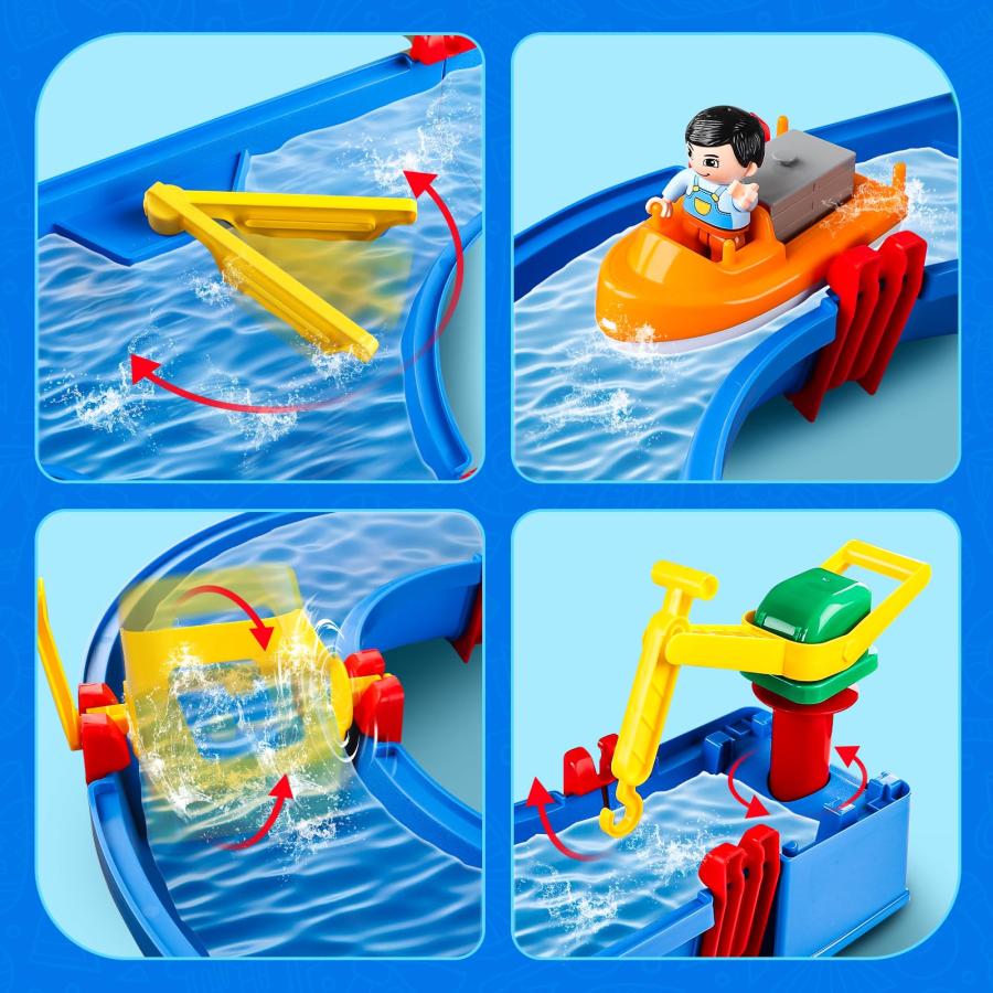 【並行輸入品】zinat Water Table for Toddlers， Outdoor Kids Water Sensory Table_6