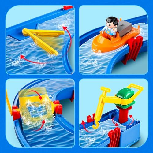 【並行輸入品】zinat Water Table for Toddlers， Outdoor Kids Water Sensory Table_7