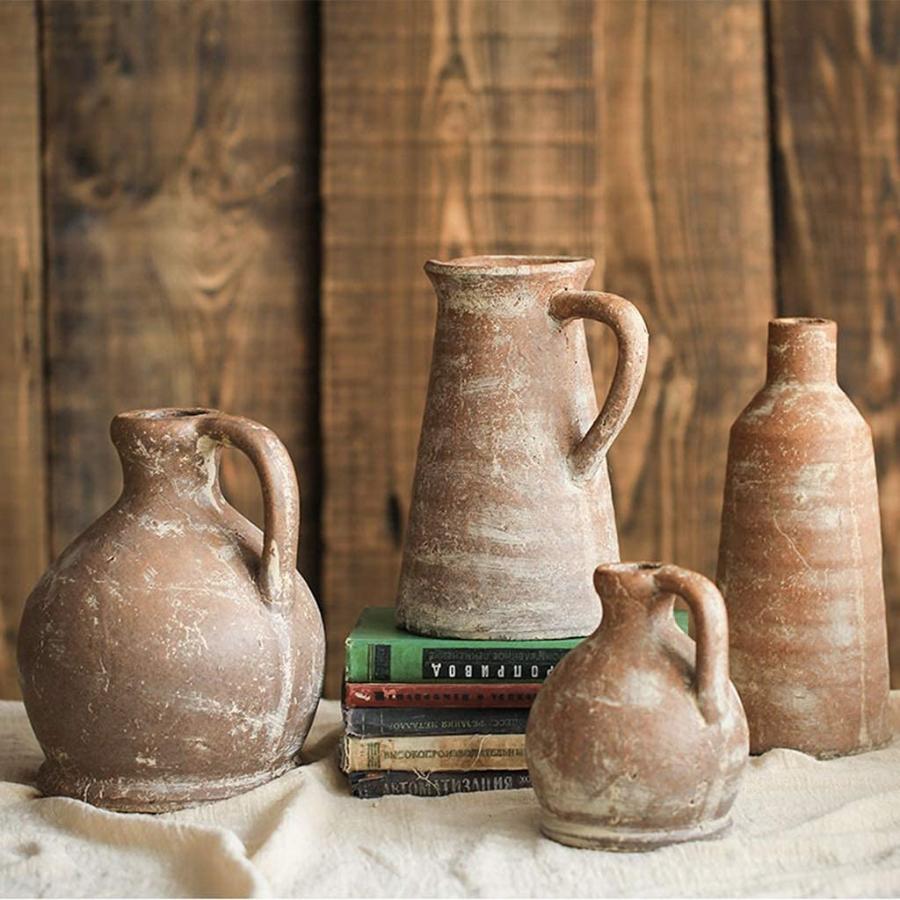 【並行輸入品】Vases Earthenware Flower Handmade Decorative Bud Modern Tall Posの画像