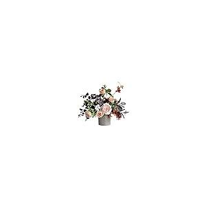【並行輸入品】ROLTIN Artificial Flower in Pot Artificial Pink Rose Flowers witの画像