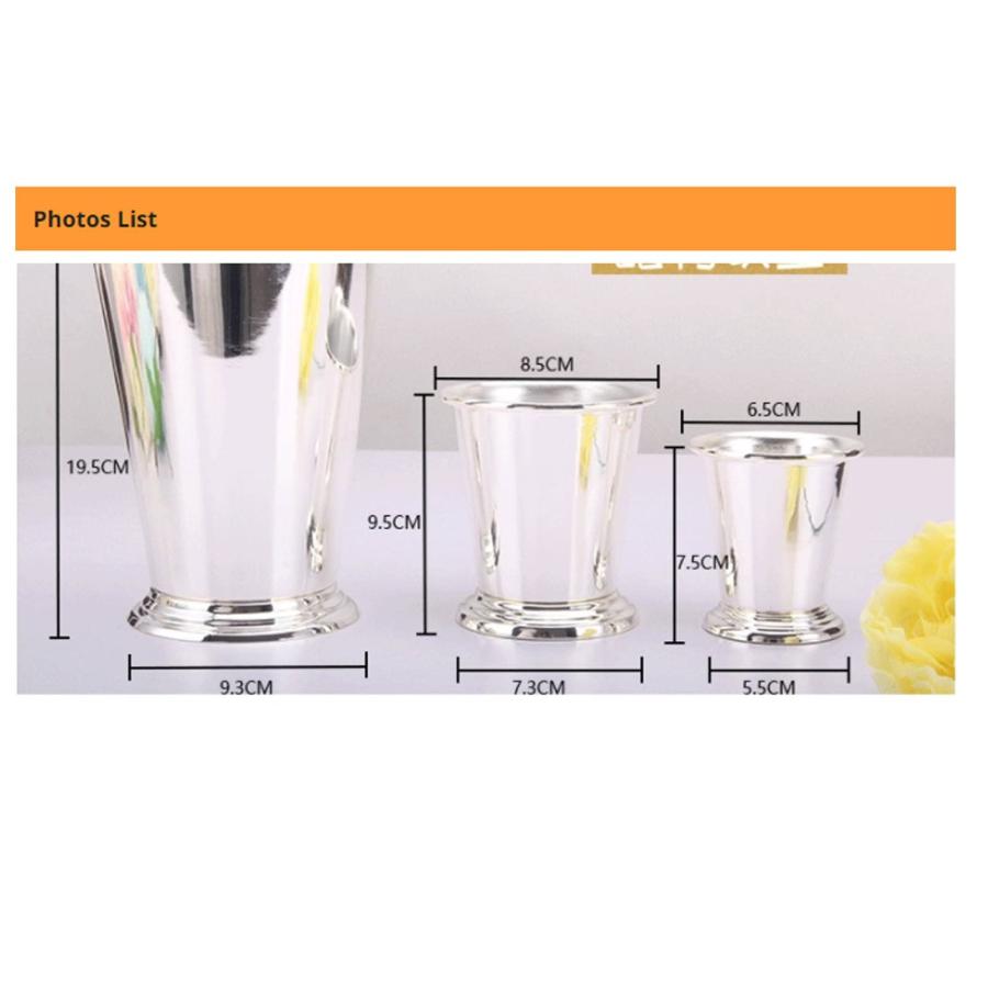 【並行輸入品】Vases European Metal Silver Plated Desktop Vase Creative Home Deの画像