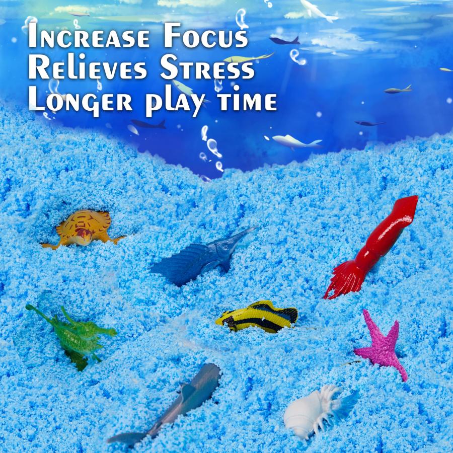 【並行輸入品】Carolart Ocean Sensory Table with Sensory Sands,Ocean Sensory Biの画像