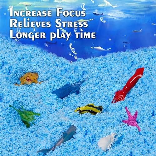 【並行輸入品】Carolart Ocean Sensory Table with Sensory Sands,Ocean Sensory Biの画像