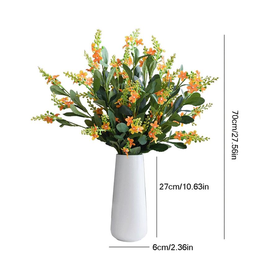【並行輸入品】ROLTIN Artificial Flowers Indoor 27.56Inch Floral Arrangements,Aの画像