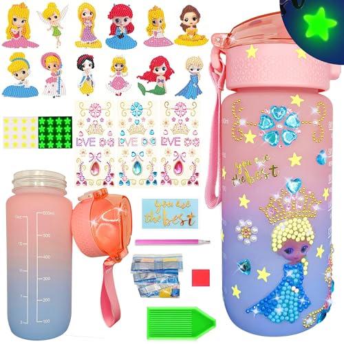 【並行輸入品】Wbesty Decorate Your Own Water Bottle Kits for Girls Age 4 12, Pの画像