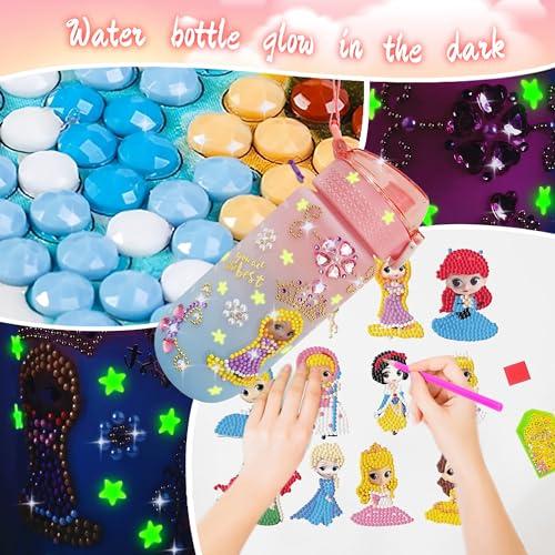 【並行輸入品】Wbesty Decorate Your Own Water Bottle Kits for Girls Age 4 12, Pの画像