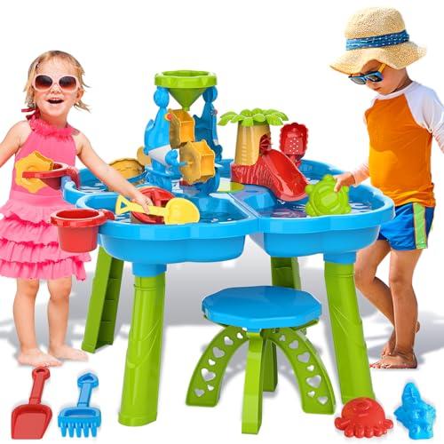 【並行輸入品】deAO Sand Water Table Toy Sensory Table Outdoor Sand and Water Pの画像