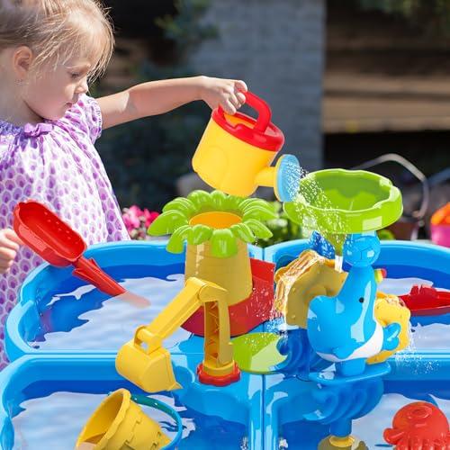 【並行輸入品】deAO Sand Water Table Toy Sensory Table Outdoor Sand and Water Pの画像