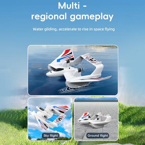 【並行輸入品】GoolRC RC Plane Remote Control Airplane, 3 in 1 Water Land Air Rの画像