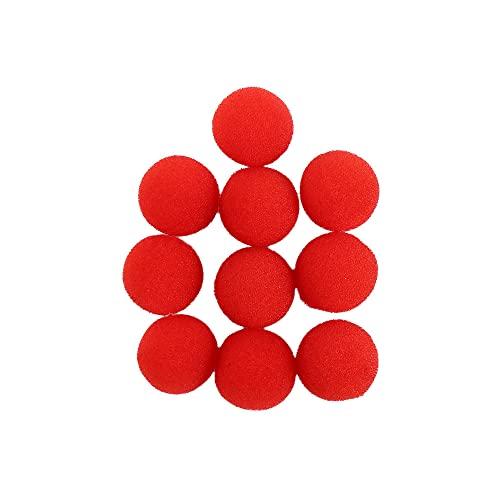 【並行輸入品】10 Pcs Red Sponge Soft Ball, Magic Sponge Ball Magic Props Magicの画像