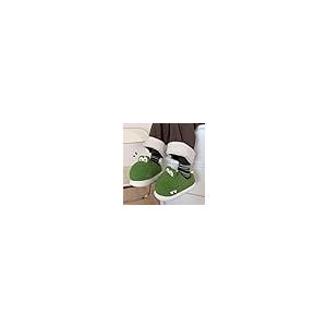 [ZNEL] 女の子男の子スリッパ素敵な柔らかい豪華家族コットンスリッパ家庭暖かい屋内そして屋外漫画靴(40 41, Green) 並行輸入品｜allinone-d｜05