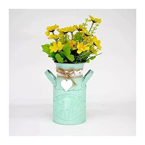 並行輸入品】Original Vases 1 Pcs Metal Vintage Shabby Chic Flower