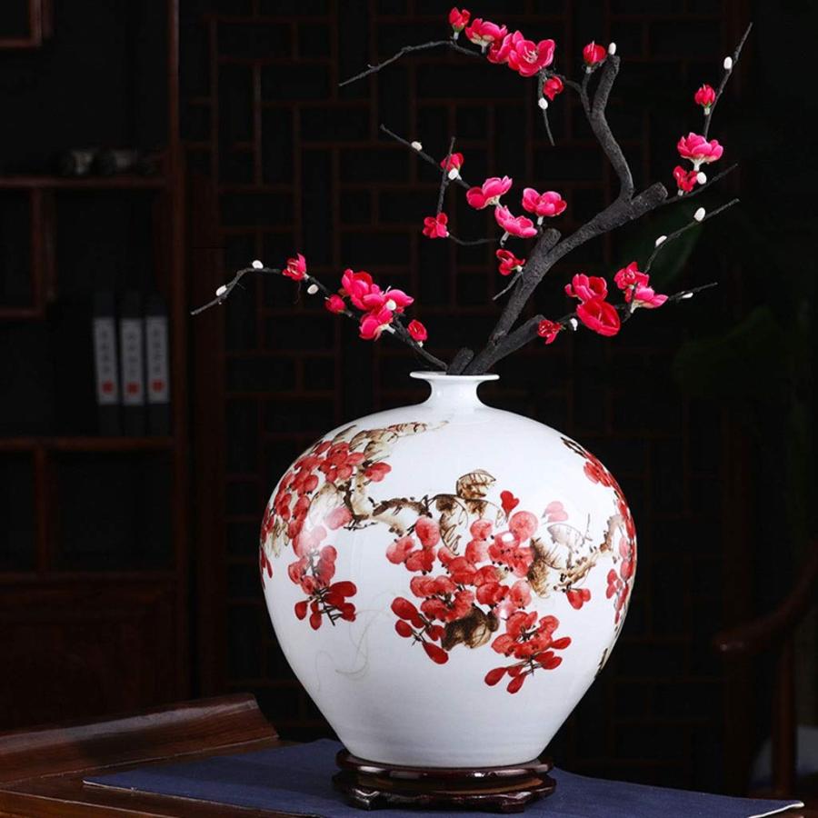 【並行輸入品】Original luckxuan Vase for Decor Chinese  Style Pomegranate Vaseの画像